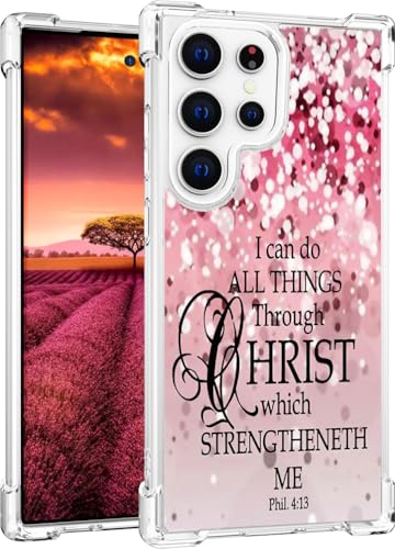 for Samsung Galaxy S25 Ultra Case - Pink Bible Verses - color: Pink Bible Verses, size: Galaxy S25 Ultra