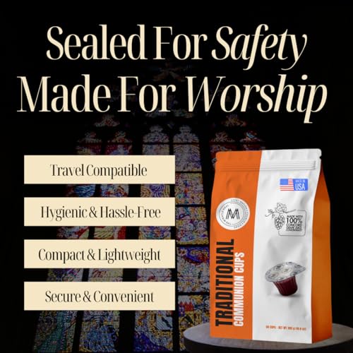 Miracle Meal Prefilled Communion Cup & Wafer Set, Travel Pack of 50-Cups - size: 50 Count