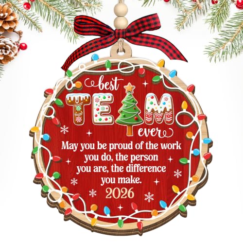 HEXMOZ Christmas Team Gifts for Coworkers, Employees 2026 - Best Team Ever - color: Team 1