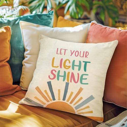 Fahrendom Inspirational Christian Decorative Throw Pillow Covers - color: Christian Quote