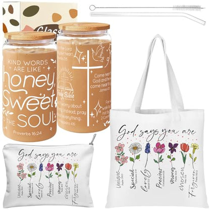 Christian Gifts for Women, Religious Faith Based Present, Bible Bags for Women, Spiritual Inspirational Christmas Birthday Gifts for Mom Best Friend Sister