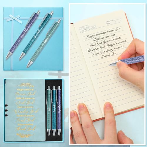 Spakon 5 Pcs Christian Gifts for Women Church Gifts - color: Blue, style: Happy Moment