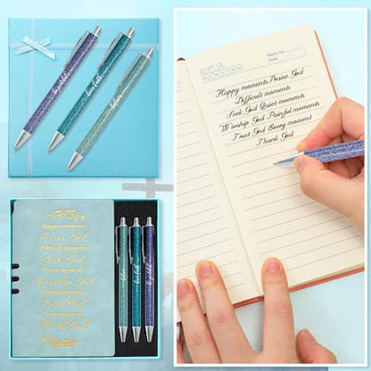 Spakon 5 Pcs Christian Gifts for Women Church Gifts - color: Blue, style: Happy Moment