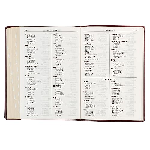 KJV Holy Bible, Super Giant Print Faux Leather Red Letter Edition - Ribbon Marker, King James Version, Burgundy (KJV Super Giant Print Editions)