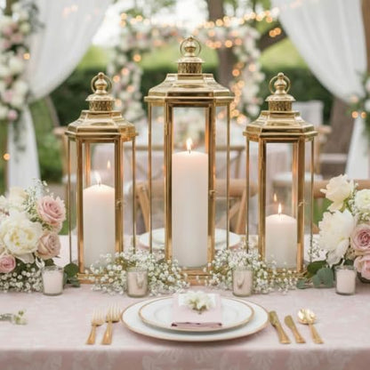Richland® White Pillar Candles Set of 18 - color: White, size: 3'' Set 18pcs