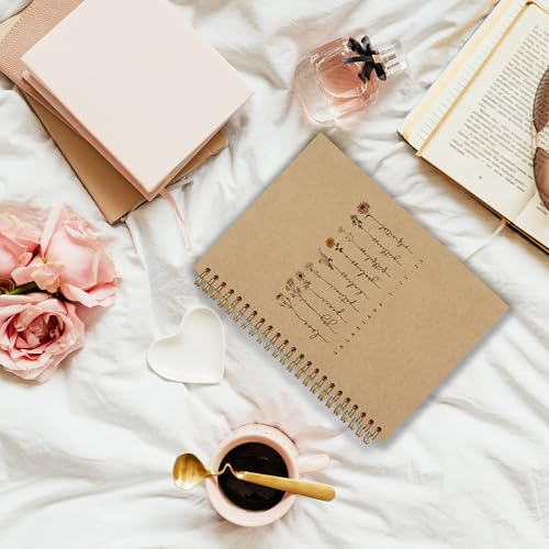 Christian Journal Notebook, Bible Notebooks for Note Taking for Women, Christian Bible Gifts for Women, Scripture Journals, Galatians 5:22-23 Religious Journals, Kraft Paper 5.5x8.3 Inch - color: 5:22-23 kraft