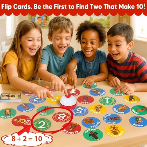 Garybank Bible Game for Kids - Make 10 Game with Bible Character Learning