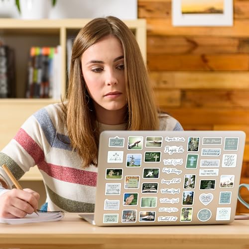 Christian Prayer Board Stickers, Bible Verse Decals for Women Journals - color: Christian Prayer Green