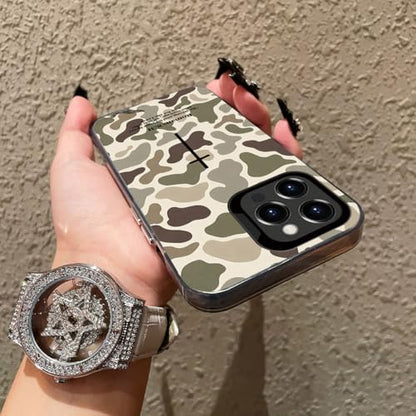 Christian Cross Camo Phone Case Compatible with iPhone 16 Pro Max - color: Camouflage Cross, size: for iPhone 16 Pro Max 6.9″