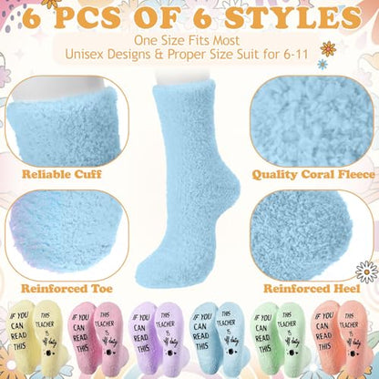 Funnymoom 24 Pcs Back to School Teacher Appreciation Gift from Students 2026 Thank You Gifts Bulk Pastel 24 oz Inspirational Plastic Tumbler Cup Makeup Cosmetic Bag Crew Sock Keychain for Retirement - style: Bright Teacher