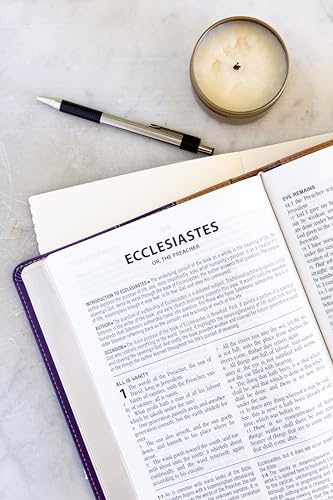 The KJV Study Bible, Large Print [Violet Floret]
