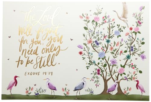 WORLD TRAVELER Scripture & Prayer Cards, 36 Prayer Cards, Gift Boxed 4x6 - color: Lavender Flowers