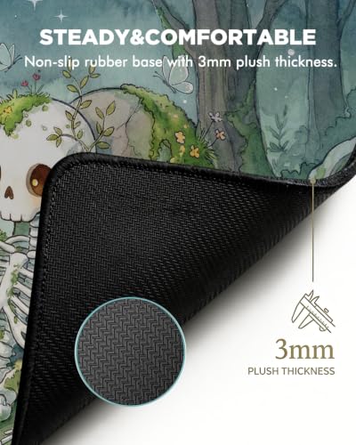 Mouse Pad, Desk Mat, 31.5x11.8in Large Mousepad, Forest Remains - color: Forest Remains