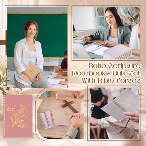 Supervitae 12 Pack Christian Journals Notebooks Gifts for Women,Aesthetic - style: Aesthetic