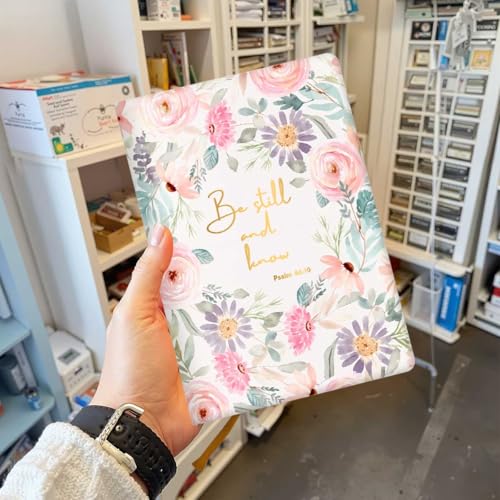 BQXH Bible Journal Notebook, Watercolor Floral Journal for Women - color: Multi 1286
