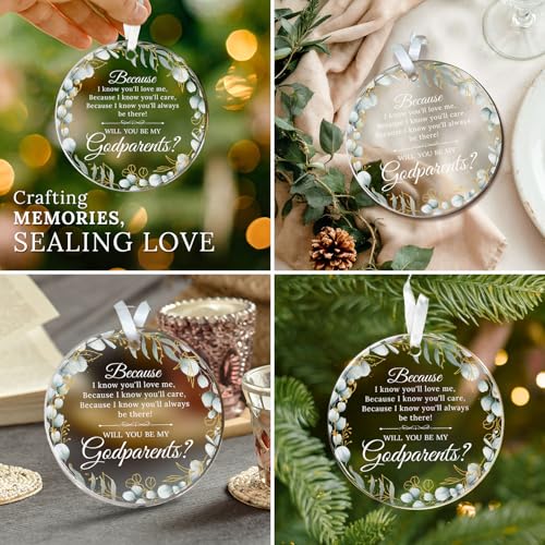 HEXMOZ Godparents Proposal Gift - Godparent Gifts for Baptism - color: Godparents