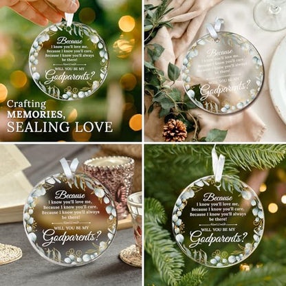 HEXMOZ Godparents Proposal Gift - Godparent Gifts for Baptism - color: Godparents