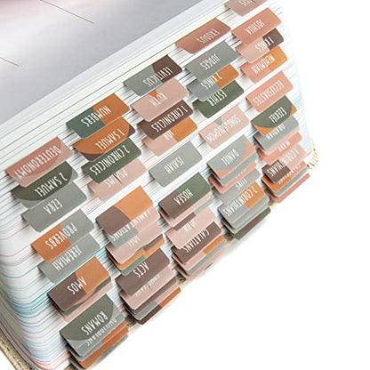 DiverseBee Laminated Bible Tabs for Women and Men (Sunset) - color: Sunset