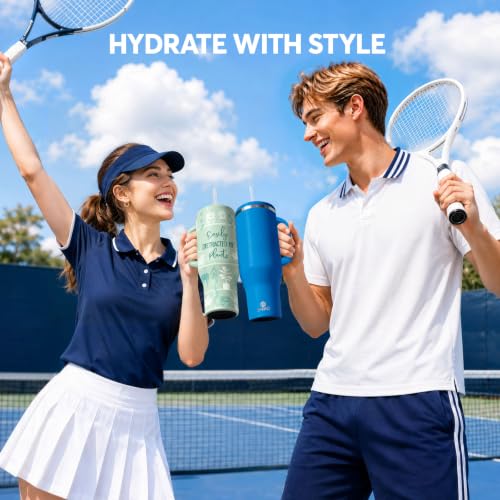 34HD Pop Music Tumbler 40oz with Handle & Straw, Gifts for Fans - color: Lyric Quote Era