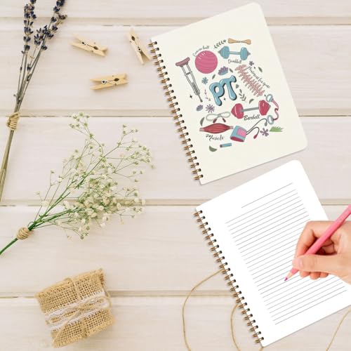 PT Physical Therapy Gifts Spiral Notebook, Physical Therapist Gifts - color: Physical Therapy