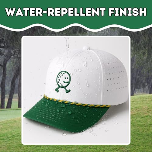 Trucker Hats for Men – Snapback Embroidered Design, Adjustable Fit – Funny Golf Hats, Fishing & Casual Wear - color: Golf Guy