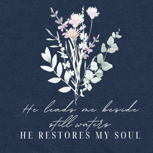 Christian Shirts for Women Faith Jesus Bible Verse Tops - color: Blue1, size: Medium