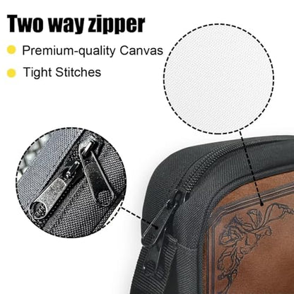 Cross Design Bible Cover for Women Men with Handle Portable Book Carrying Cases Church Bag - color: Cross
