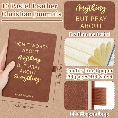 Thenshop 20 Pcs Christian Gift for Women Bulk Christian Journals, Colorful - color: Colorful