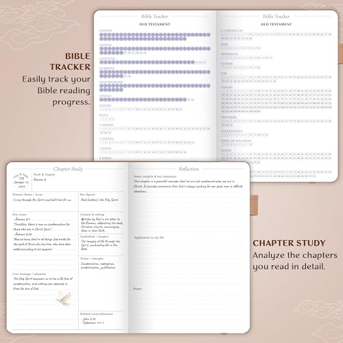 Legend Bible Study Journal for Women, Guide Notebook for Notes Terracotta - color: Dark Terracota