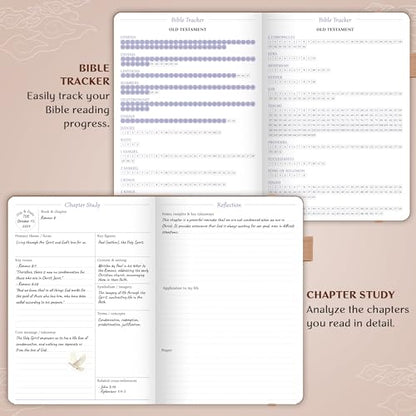 Legend Bible Study Journal for Women, Guide Notebook for Notes Terracotta - color: Dark Terracota