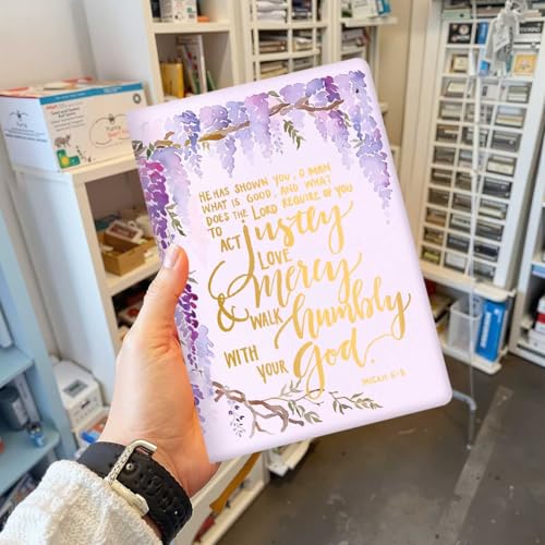 Purple Christian Notebook Bible Verse Lined Journal Notebook for Women Men - color: Multi 1297