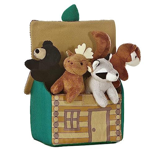 Aurora® Engaging Baby Talk™ My Forest Friends™ Baby Stuffed Animal - A Fun Playset for Sensory Engagement and Play - for Babies and New Parents - Multicolor 7 Inches