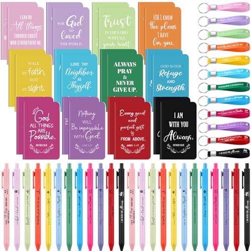 Sayglossy 72 Pcs Christian Bible Gifts Set Bulk Religious Gifts, Colorful - color: Colorful