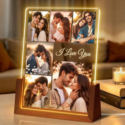 Custom Picture Frames Anniversary Couple Gifts for Girlfriend Women Men - color: S4