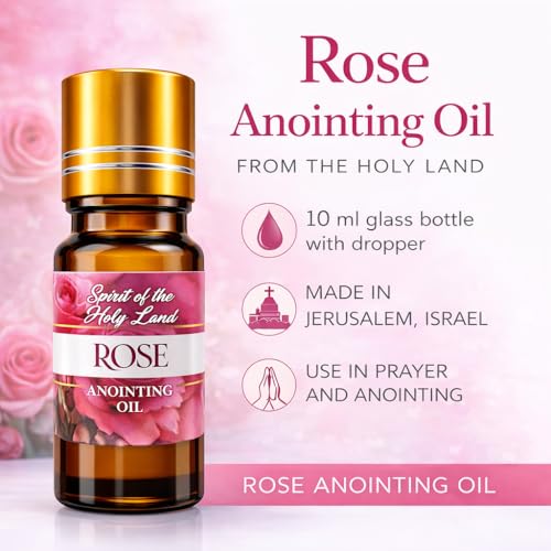 Biblical Lavender & Rose Anointing Oil from Jerusalem 2 Bottles x 10 ml