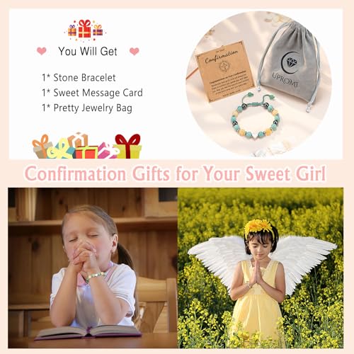 UPROMI To My Daughter/Granddaughter/Niece Bracelet Gifts for Girls - style: Confirmation
