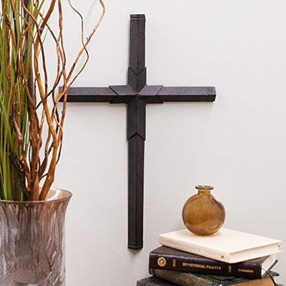 Dicksons Patina Bronze 15 x 12 inch Metal Wall Cross