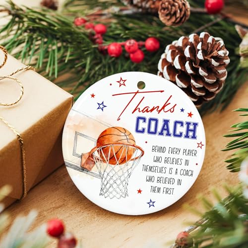 Basketball Coach Ornament 2026, Coaches Christmas Ornament for Men,Women - color: Basketball Coach