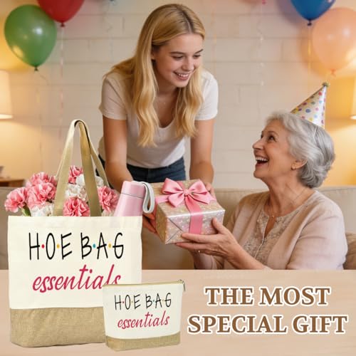 FriendsTote Bag, Funny gift Friend Tote bag, Best friend Makeup Bag, for Women Men Best Friends Birthday Gift - color: Hoebag 0160