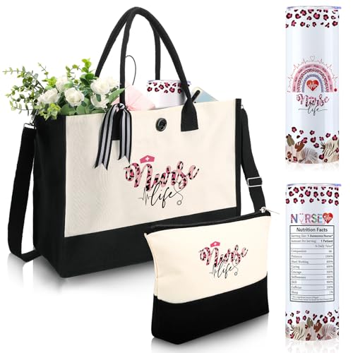 Silkfly 3 Pcs Nurse Life Thoughtful Gift Set for Thanksgiving Christmas Day - style: Nurse Life