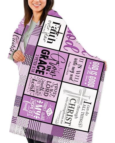 Bozidol Prayer Shawls and Wraps for Women - color: Purple
