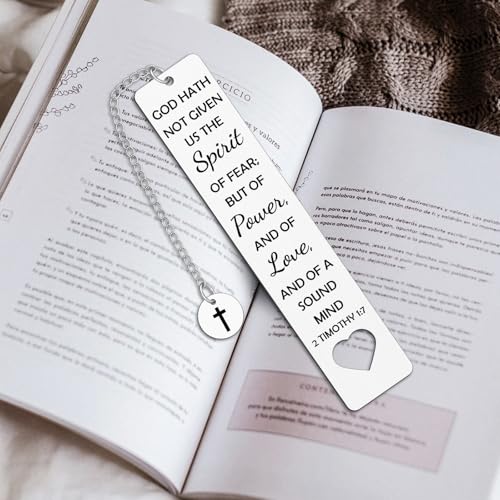 Inspirational Bible Verse Bookmark Christian Gift for Women Men Faith Religious Spiritual Gifts Inspirational Christian Birthday Presents for Mom Dad Teen Friends Book Lovers Bookworm Readers