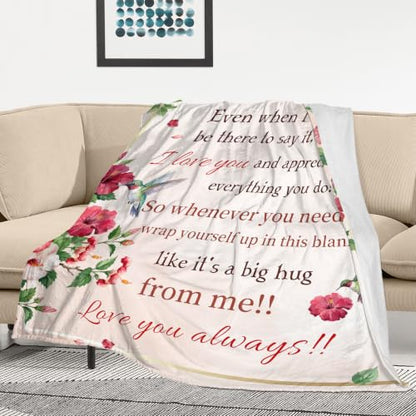 Mom Birthday Gifts, Mom Blanket Gifts for Women - color: Mom, size: Throw Size 40" x 60" (102 x 152 cm)