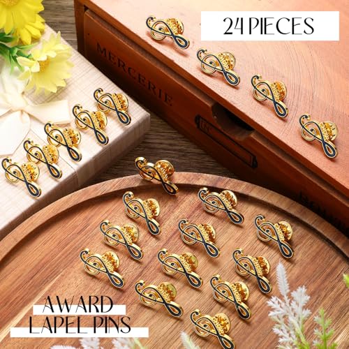 Knitgrip Award Lapel Pins Bulk Academic Recognition Enamel Pins Honors Gift for Student Office Government Club Members - style: Chorus