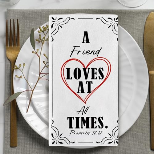 A Sweet Friendship Refreshes The Soul Kitchen Dish Towels Set of 2