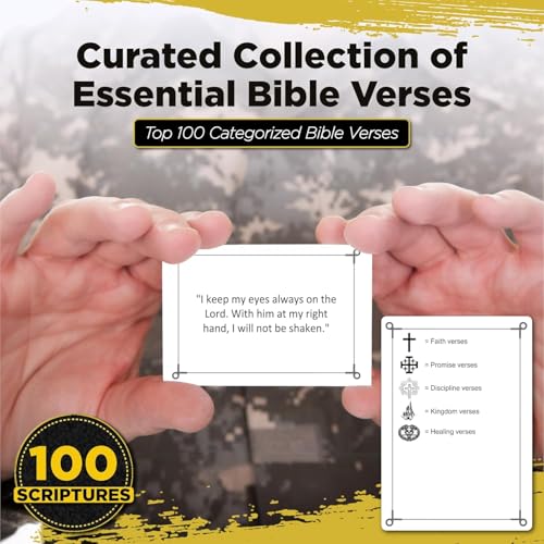Agape Scripture Memory Cards 100 KJV Bible Verse Flashcards, Adults & Kids, Perfect for Bible Study, Memorization, and Christian Education, Pocket-Sized, Durable, Faith Gift, King James Version - style: KJV