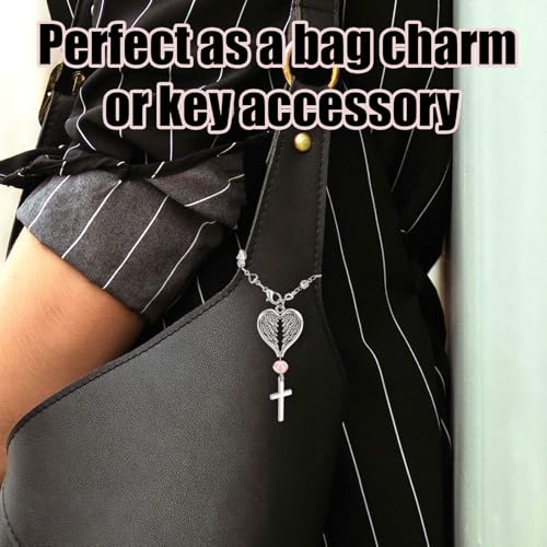 Cross Rear View Mirror Charm