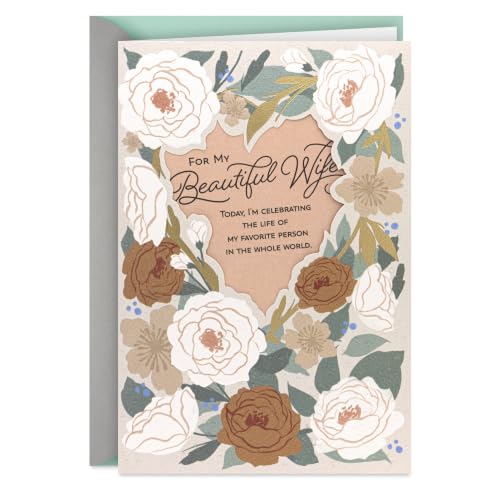 Hallmark DaySpring Religious Birthday Card for Wife (My Favorite Person) - style: For My Beautiful Wife