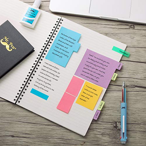 Mr. Pen- Sticky Notes Set, 2 Sets, 2460 Pack, Ruled - color: Vibrant, size: 2 Sets (Pack of 3)