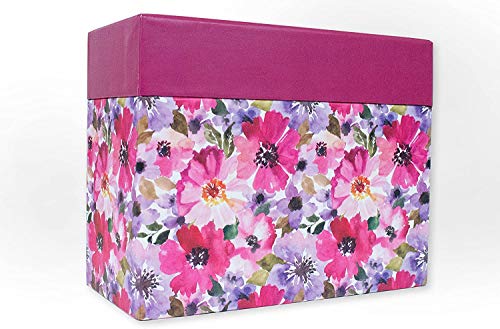 Designer Greetings All Occasion Greeting Card Assortment (24 Cards with Envelopes in a Keepsake, Floral Organizer Box) – Birthday, Thank You, New Baby, Anniversary, Sympathy, Get Well, Blank - color: Pink, size: Medium (Pack of 2)